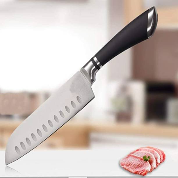 येलोना High Carbon Ultra Sharp Rustproof Professional Hollow Cleaver,Vegetable Kitchen स्टेनलेस स्टील चाकू