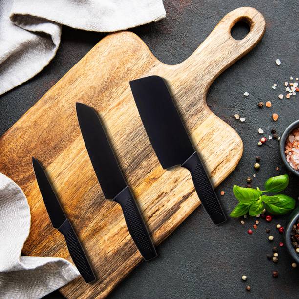 यूनीकार्ट Ideal for Vegetable,Meat Cleaver Butcher Chef's Chopper For Kitchen & Restaurant स्टेनलेस स्टील चाकू सेट