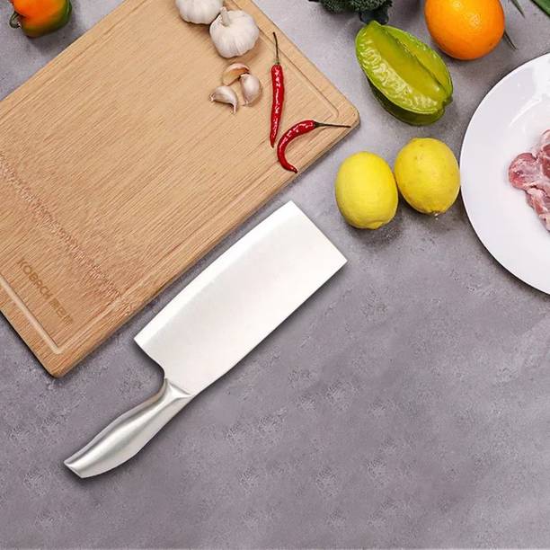 UniKart 1 Pc Stainless Steel Knife Ideal for Vegetable,Meat Cleaver Butcher Chef's Chopper For Kitchen & Restaurant