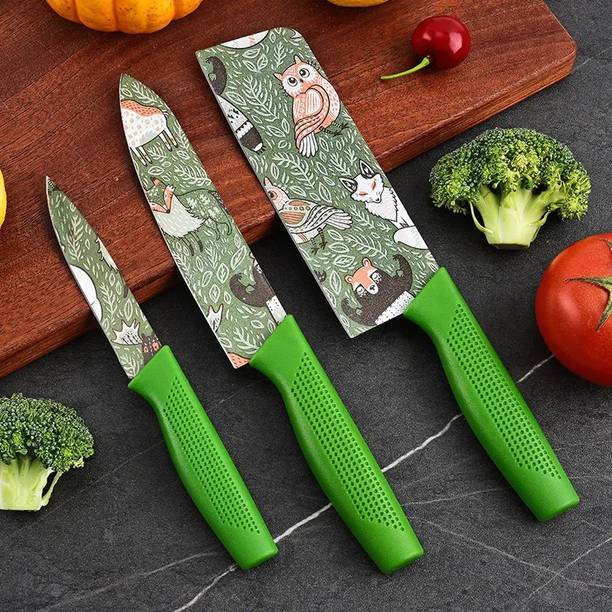 Lellow 3 Pc Stainless Steel Knife Set
