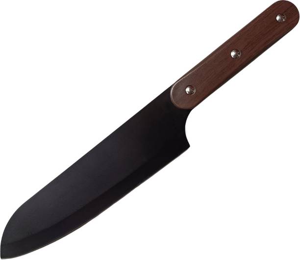 Machado 1 Pc Stainless Steel Knife German Black Anti-Rust Coated Sharp Chopper Vegetable Paring & Peeling Kitchen