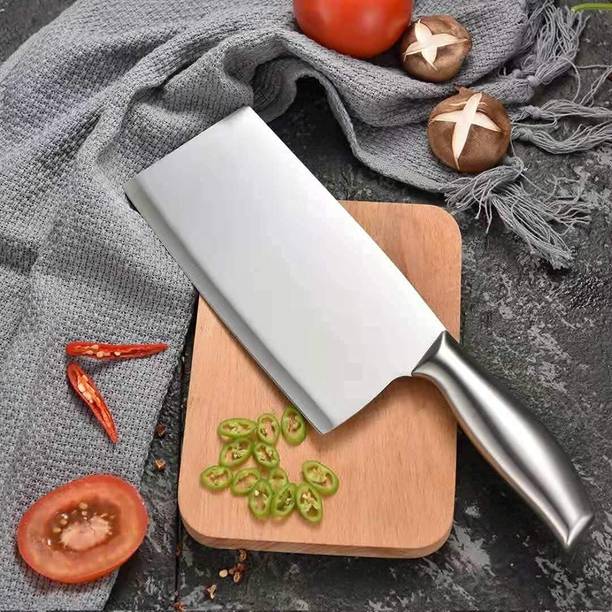 UniKart 1 Pc Stainless Steel Knife Ideal for Vegetable,Meat Cleaver Butcher Chef's Chopper For Kitchen & Restaurant