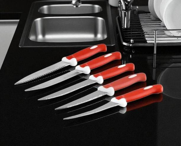 ALKAR 5 Pc Stainless Steel Knife Set Stainless Steel Knife Set
