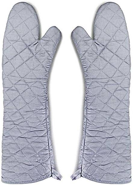 Imaashi Grey Cotton Kitchen Linen Set