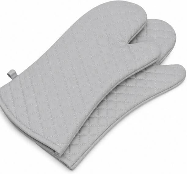 Omkarixa Grey Cotton Kitchen Linen Set