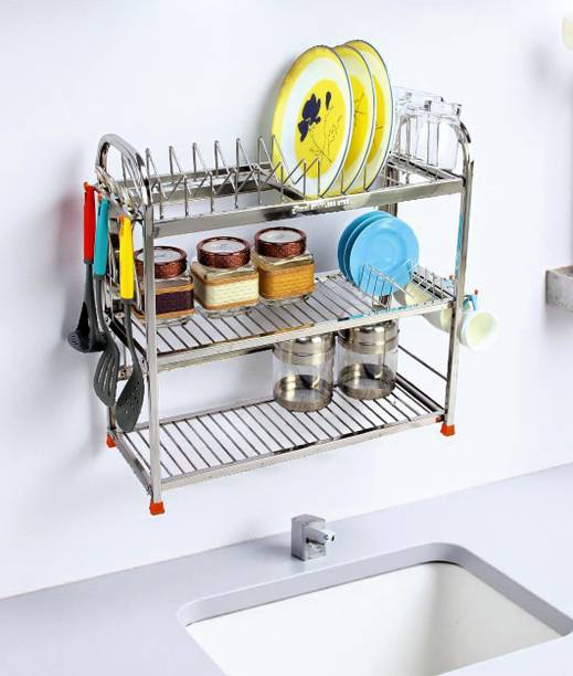 Price History of Amol Utensil Kitchen Rack Steel Premium Stainless