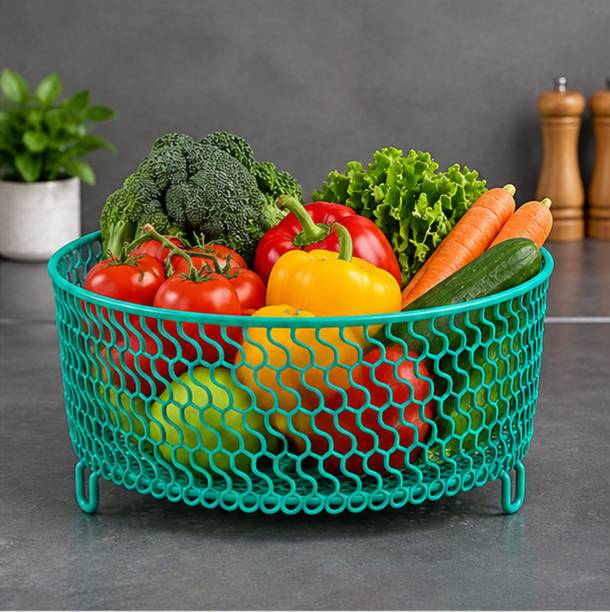 IronPro Fruits/Vegetables Kitchen Rack Iron Fruit &Vegetable Basket Kitchen Storage Organizer Container Rack