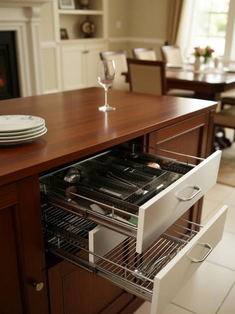 Smartslide Cutlery Kitchen Rack Steel
