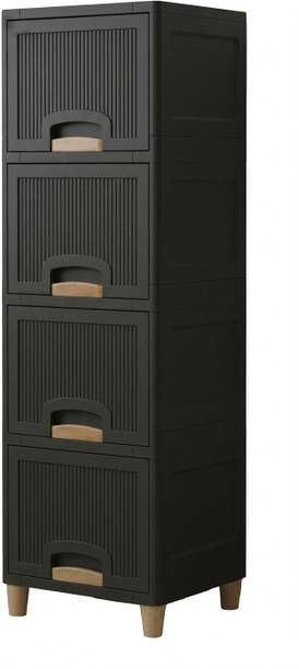 MAXTID Containers Kitchen Rack Plastic Plastic Cabinet Ideal for Kitchen Organization