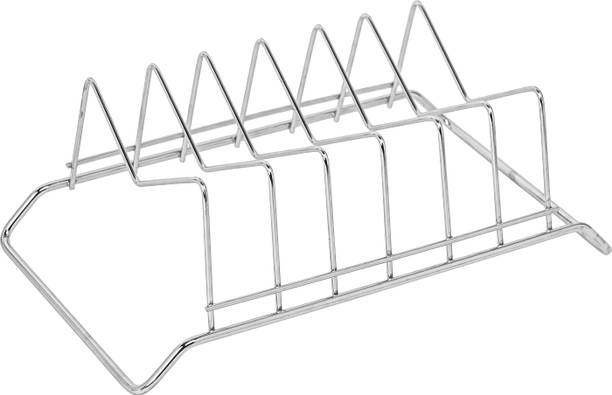 Cardbills modular kitchen Plate Kitchen Rack Steel Mini Plate Stand