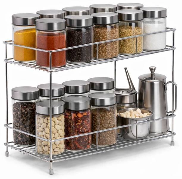 GM90 COLLECTION Containers Kitchen Rack Steel Kitchen Accessories Rack | Kitchen Stand | Stand for Kitchen