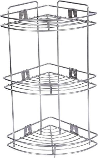 Culina Nest Utensil Kitchen Rack Steel Utensil Kitchen Rack Steel Stainless Steel 3 Tier Multipurpose Storage Organizer
