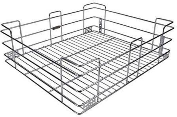 Landror Utensil Kitchen Rack Steel Premium Modular Kitchen Rack Plain 17*20*6