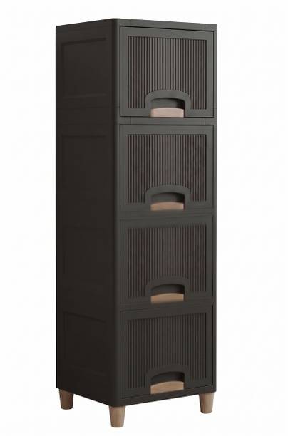 MAXTID Containers Kitchen Rack Plastic Multi Layer Compartments Kids & Home Plastic Standing Chest of Drawers
