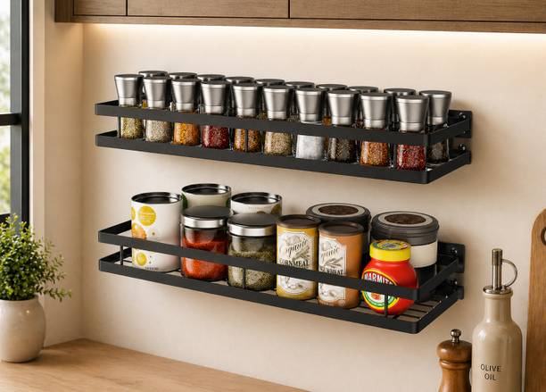 DXDT Steel(set of 2)wall mounted kitchen trolley rack kitchen accessories organizers Carbon Steel Kitchen Trolley