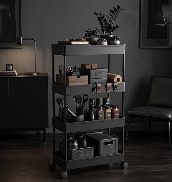 Iravii Venture Plastic Kitchen Trolley