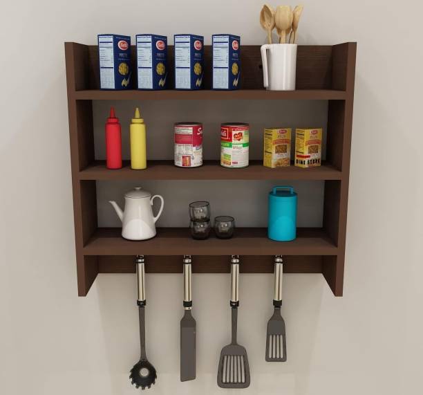 ANJNEYDECOR TRADERS Containers Kitchen Rack Wood kitchen rack wooden closed cabinet,kitchen rack wooden furniture,