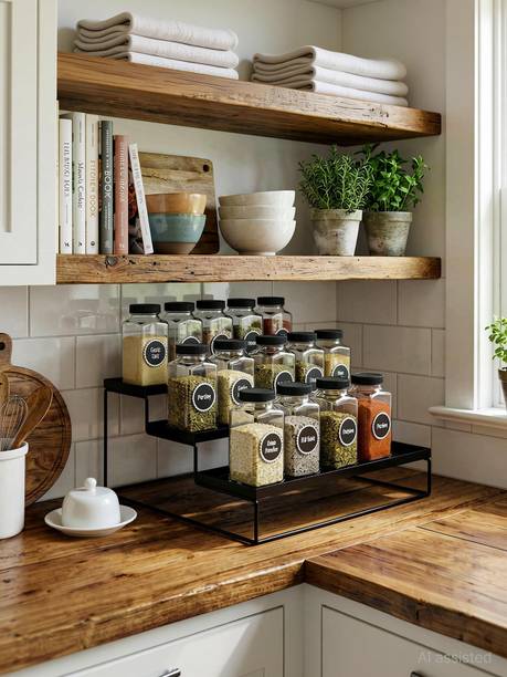 HOMIFY Cup Kitchen Rack Steel