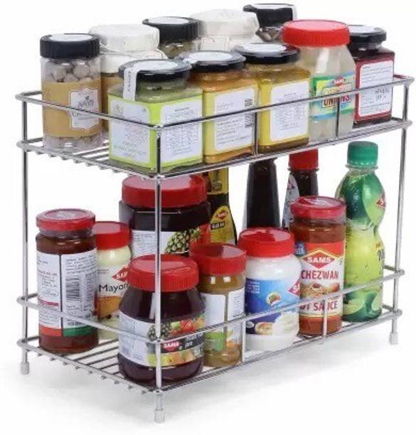 Somkala Containers Kitchen Rack Steel, Plastic presents a combo drryfruit container +