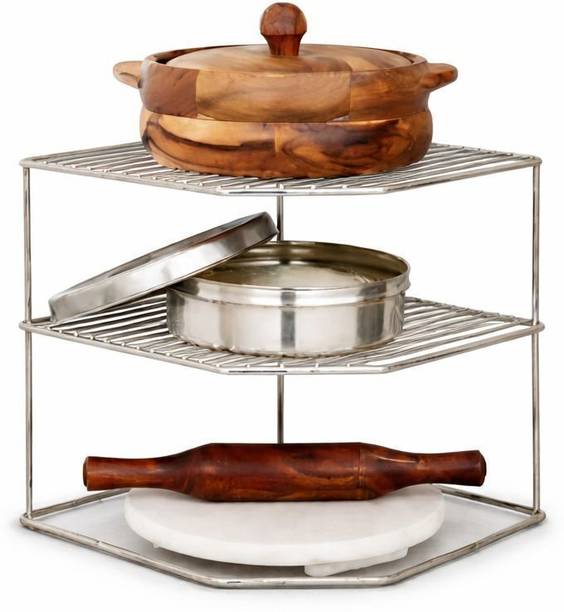 GM90 COLLECTION Chakla/Belan Kitchen Rack Steel Kitchen Rack Steel Stand | Bartan Stand Steel | Kitchen Organizers