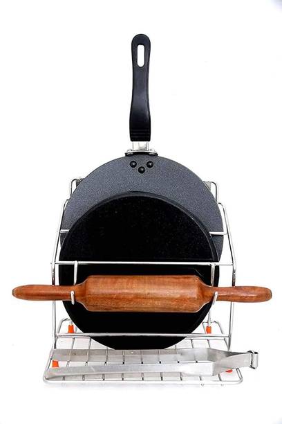 GANESHA Chakla/Belan Kitchen Rack Steel