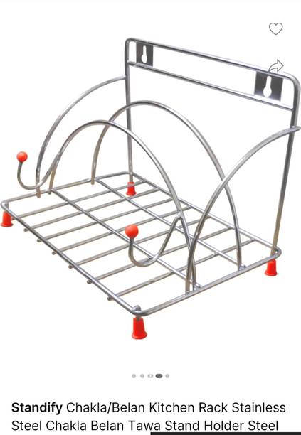 KitchenRACK Chakla/Belan Kitchen Rack Steel