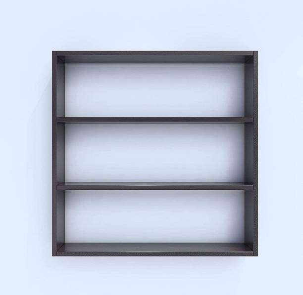 Zafiro Containers Kitchen Rack Wood Multipurpose Wall Mount Kitchen Storage Rack 4 Shelf Shelves Containers