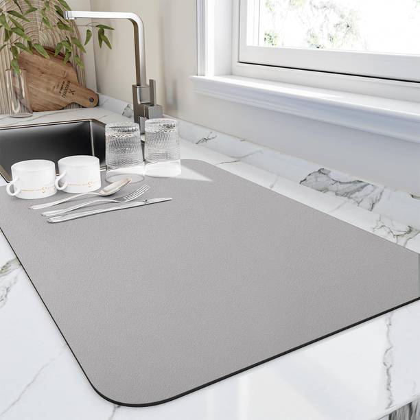 Baikalcart Dish Drainer Kitchen Rack Plastic Dish Drying Mat (Plain)
