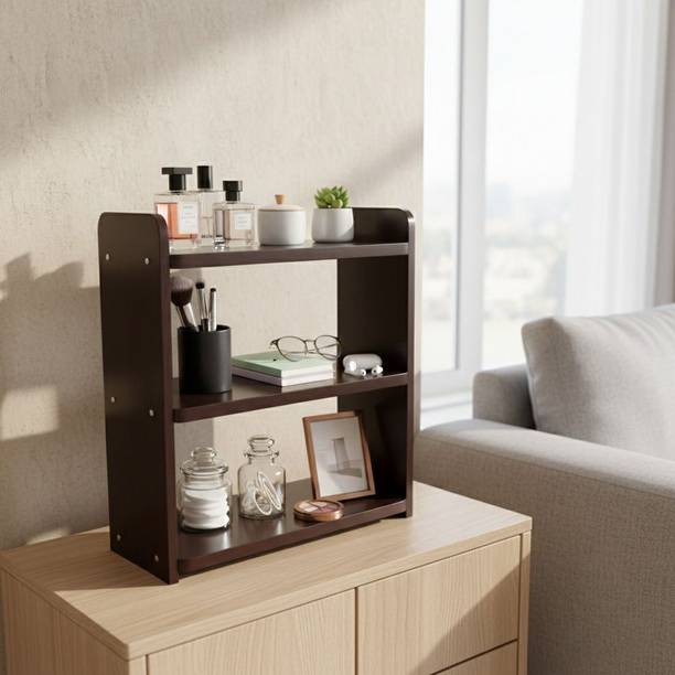 Deligno Mart Containers Kitchen Rack Wood 3 Tier Kitche...