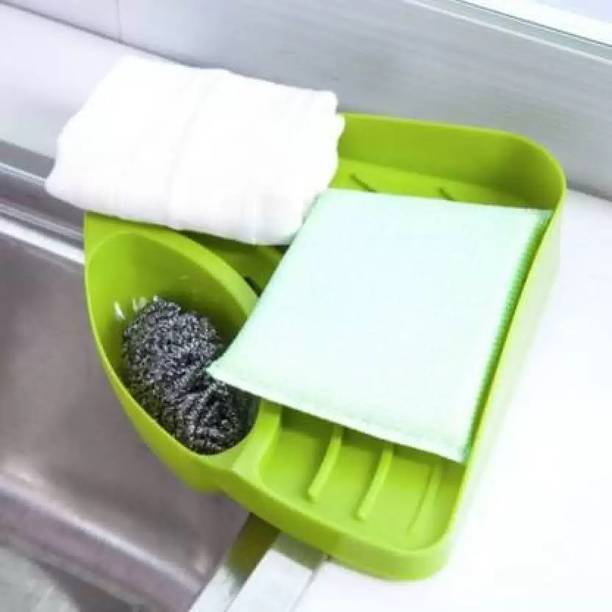 Somkala Dish Drainer Kitchen Rack Plastic presents a multipurpose use sink corner storage