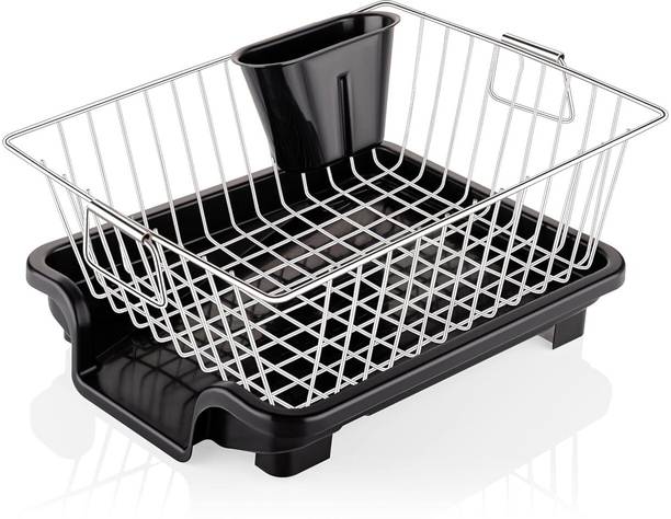 radiant Dish Drainer Kitchen Rack Steel