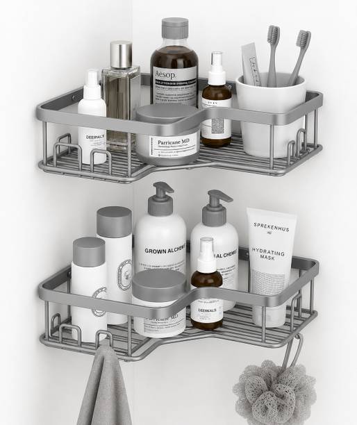 ProGrade Chakla/Belan Kitchen Rack Steel Corner Shelf L-Corner