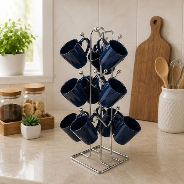 Namani Stainless Steel Cup Stand V Shape Glass Holder Coffe Mug Steel Stainless Steel Glass Holder
