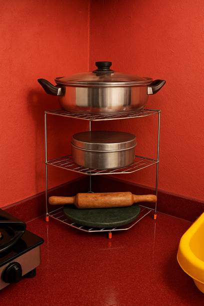 S M HOME KITCHEN Cutlery Kitchen Rack Steel