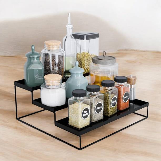 Kombuis Kitchenware Containers Kitchen Rack Iron 3 Tier Kitchen Rack | Kitchen Pantry-Container Storage