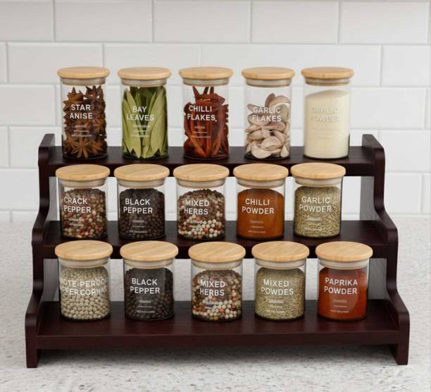 Firebees Containers Kitchen Rack Wood Wooden Kitchen Or...