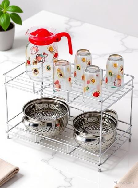 NRESTORE Utensil Kitchen Rack Steel Stainless Steel "kitchen rack" \ "Dish Rack" \ "Spice rack"