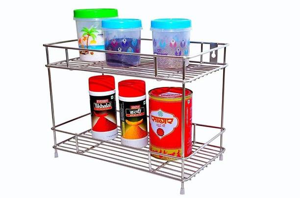 Kombuis Kitchenware Containers Kitchen Rack Steel Modular Kitchen Storage Multipurpose Space Saver