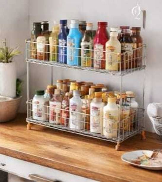 MADHAV Containers Kitchen Rack Steel
