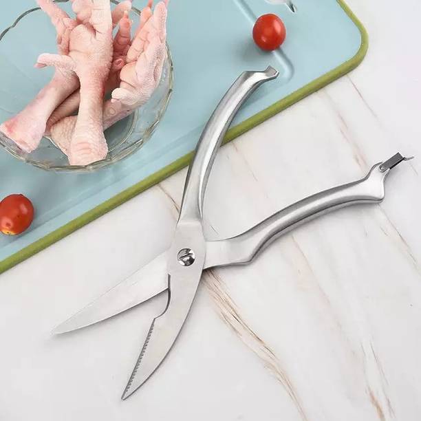 येलोना Multipurpose Heavy Duty Meat, Fish, Vegetable, Chicken, Seafood & Poultry Shears स्टेनलेस स्टील ऑल - पर्पस सीज़र