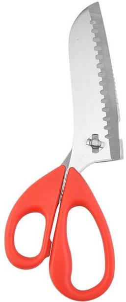 tribiz Heavy Duty Stainless Steel Kitchen Scissors for Meat Fish Poultry Stainless Steel All-Purpose Scissor