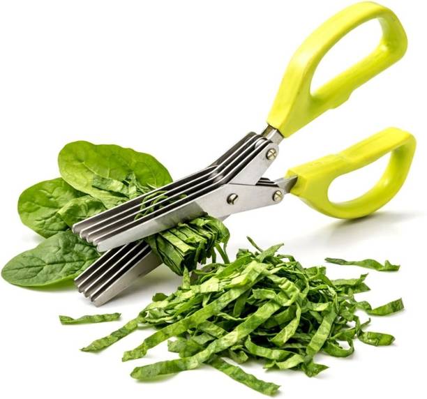 Cromik 5 Blade Herb Scissors Steel All-Purpose Scissor