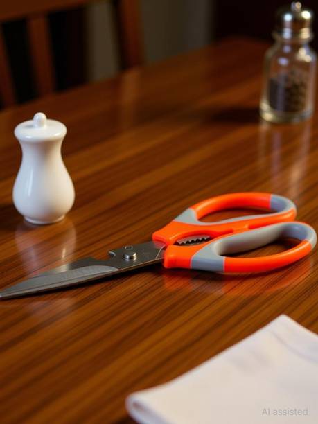 CREW4 CREW4 Stainless Steel Kitchen Scissor Steel All-Purpose Scissor