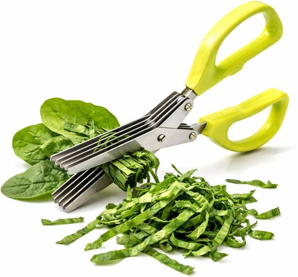 GAURAVB TRADERS 5 Blade Herb Scissors Stainless Steel Herbs Scissor