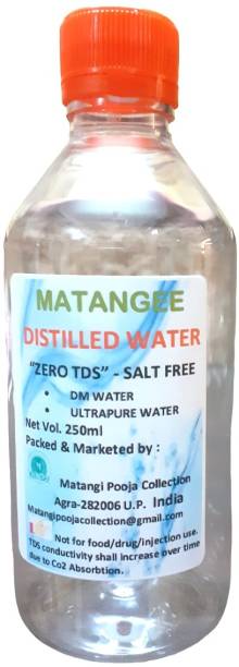 Matangee Ultra Pure Di-Ionised Distilled Water for Battery/Inverter/Car - 250ml Bottle Kitchen Cleaner