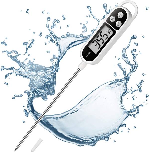 tHemiStO Digital LCD Cooking Food Meat Probe Kitchen BQB Temperature Test PenInstant Read Thermometer with Fork Kitchen Thermometer