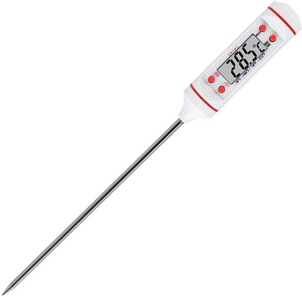tHemiStO Digital LCD Cooking Food Meat Probe Thermometer with Fork Kitchen Thermometer