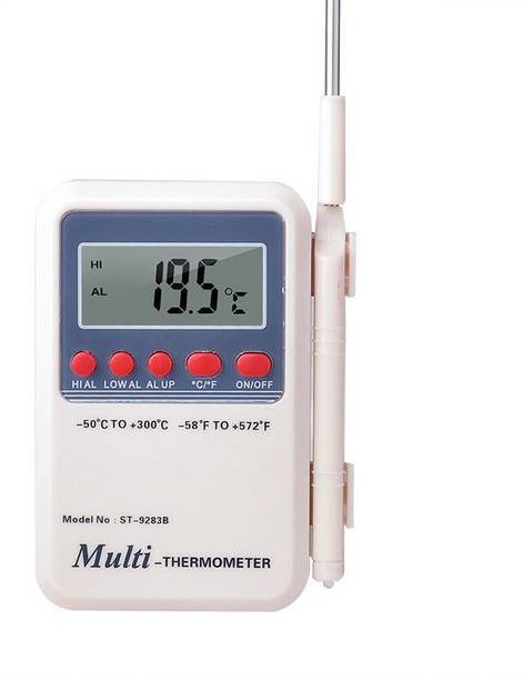 SMIC ST-9283B LCD Portable Multi Steam Thermometer For Food, Ventilation Laboratories Instant Read Thermocouple Kitchen Thermometer