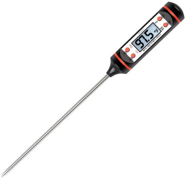 Sueriv Food Cooking Barbecue BBQ Gas Oven Electronic Temperature Tester Thermometer with Fork Kitchen Thermometer