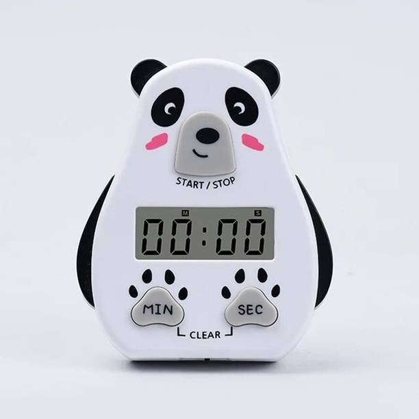 YELONA Digital Cooking Timer with Loud Alarm LCD Display & Retractable Stand - White Digital Kitchen Timer
